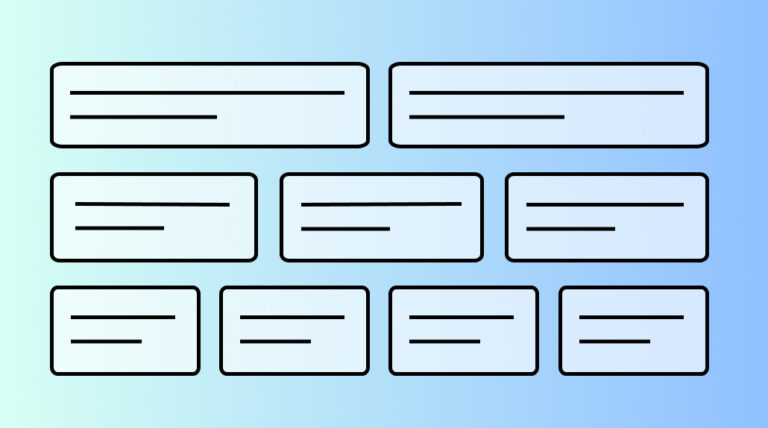 UI Framework for Rapid Layout Development